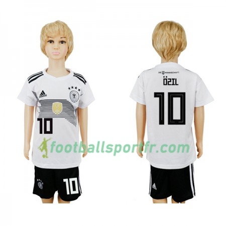 Tenue Allemagne Ozil 10 Enfant Domicile Coupe du monde 2018 Maillot de Foot